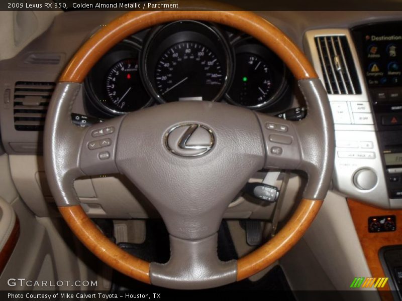 Golden Almond Metallic / Parchment 2009 Lexus RX 350