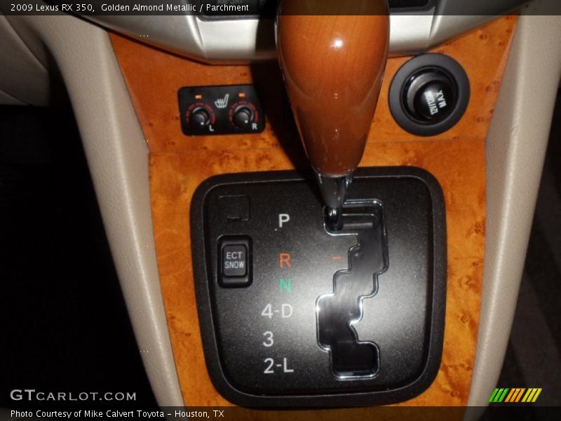  2009 RX 350 5 Speed ECT Automatic Shifter