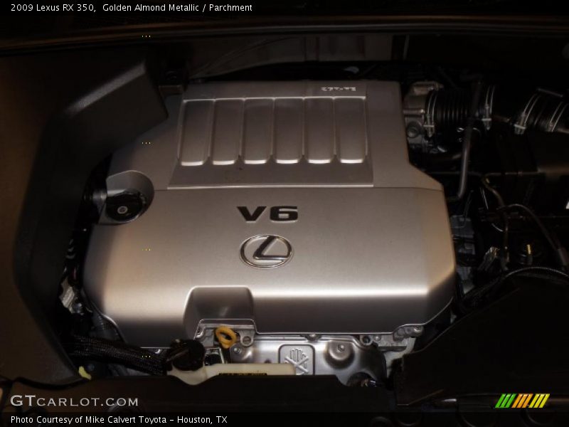 Golden Almond Metallic / Parchment 2009 Lexus RX 350