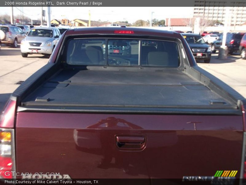 Dark Cherry Pearl / Beige 2008 Honda Ridgeline RTL