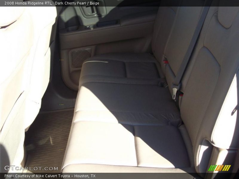 Dark Cherry Pearl / Beige 2008 Honda Ridgeline RTL