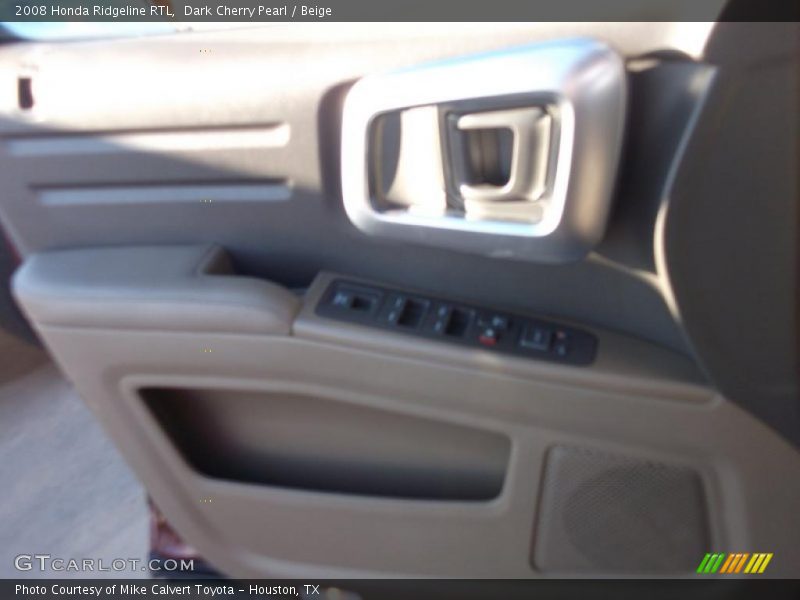 Dark Cherry Pearl / Beige 2008 Honda Ridgeline RTL
