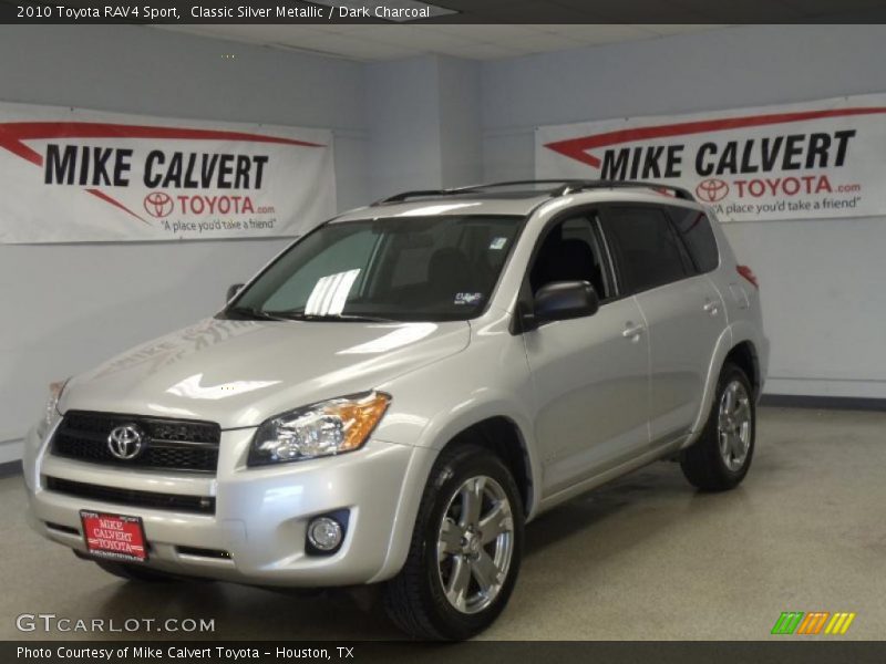 Classic Silver Metallic / Dark Charcoal 2010 Toyota RAV4 Sport