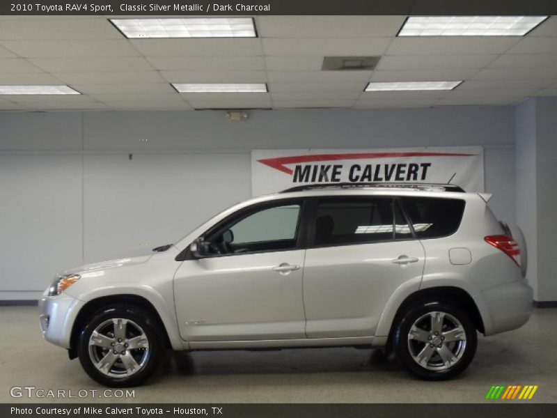 Classic Silver Metallic / Dark Charcoal 2010 Toyota RAV4 Sport