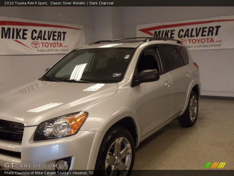 Classic Silver Metallic / Dark Charcoal 2010 Toyota RAV4 Sport