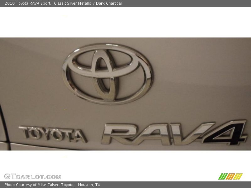 Classic Silver Metallic / Dark Charcoal 2010 Toyota RAV4 Sport