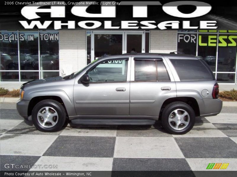 Graystone Metallic / Light Gray 2006 Chevrolet TrailBlazer LT 4x4
