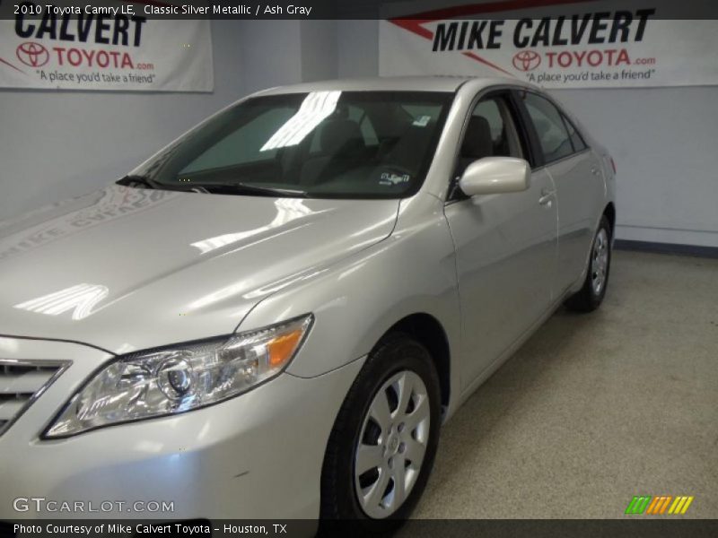 Classic Silver Metallic / Ash Gray 2010 Toyota Camry LE