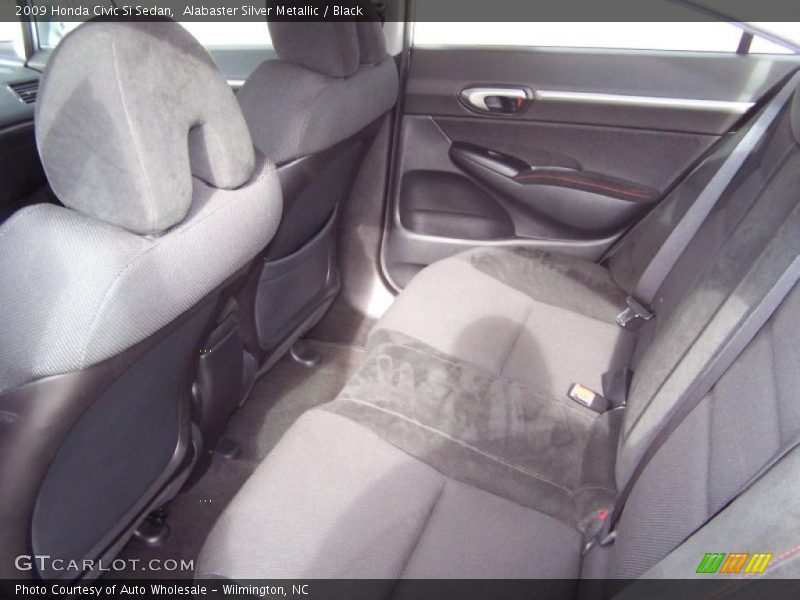 Alabaster Silver Metallic / Black 2009 Honda Civic Si Sedan