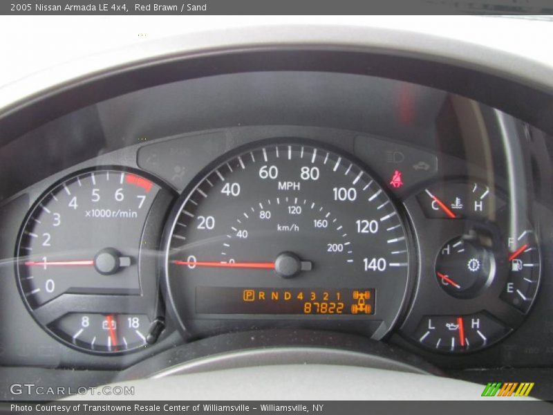 Red Brawn / Sand 2005 Nissan Armada LE 4x4