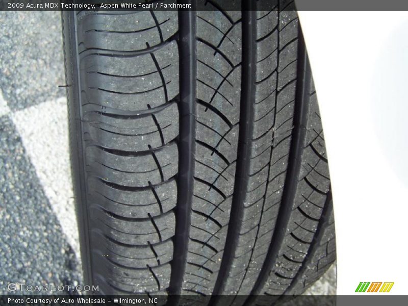 Aspen White Pearl / Parchment 2009 Acura MDX Technology