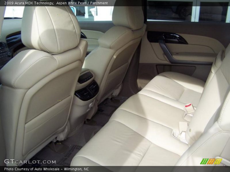 Aspen White Pearl / Parchment 2009 Acura MDX Technology
