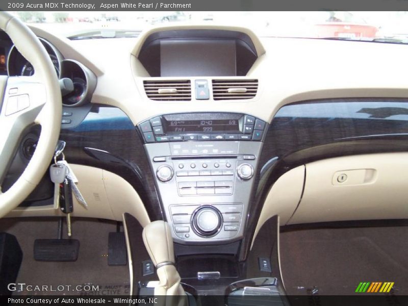 Aspen White Pearl / Parchment 2009 Acura MDX Technology