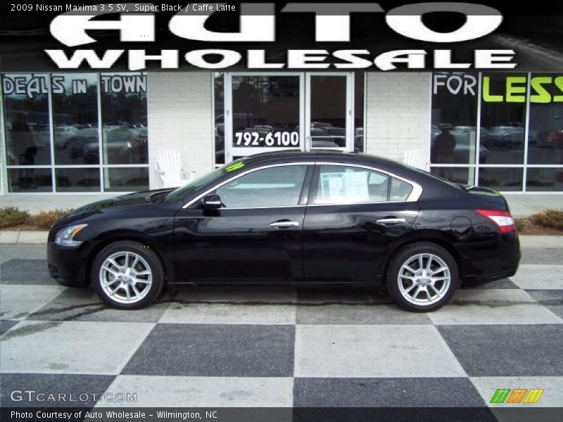 Super Black / Caffe Latte 2009 Nissan Maxima 3.5 SV