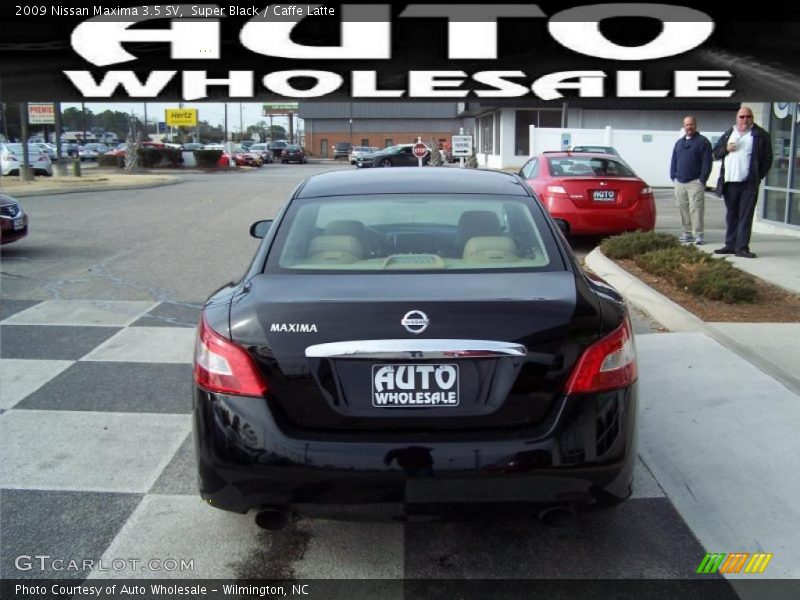 Super Black / Caffe Latte 2009 Nissan Maxima 3.5 SV