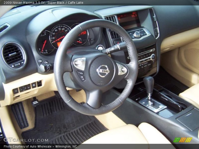 Super Black / Caffe Latte 2009 Nissan Maxima 3.5 SV