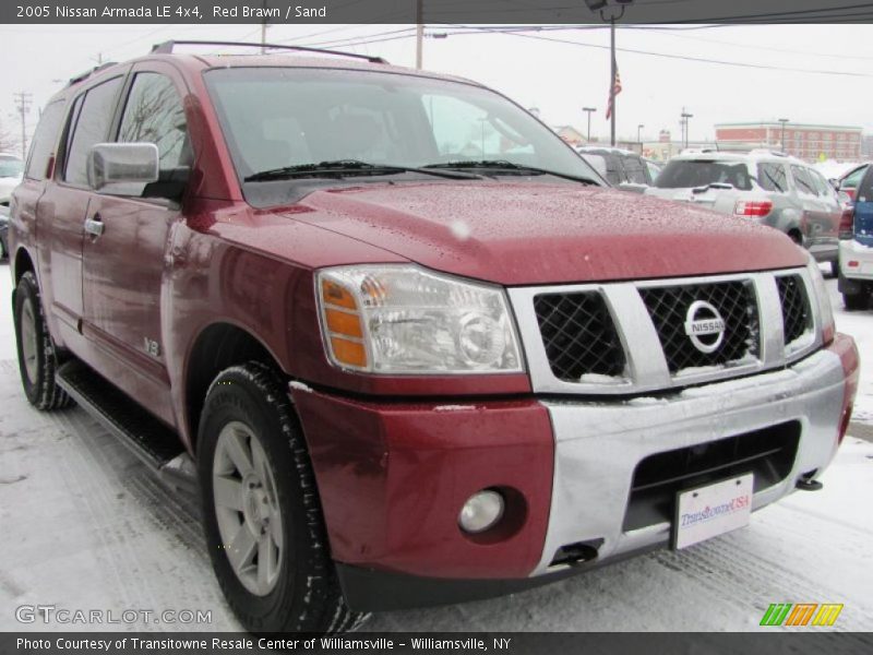 Red Brawn / Sand 2005 Nissan Armada LE 4x4
