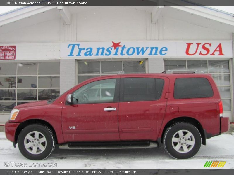 Red Brawn / Sand 2005 Nissan Armada LE 4x4