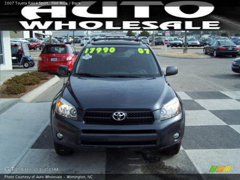 Flint Mica / Black 2007 Toyota RAV4 Sport