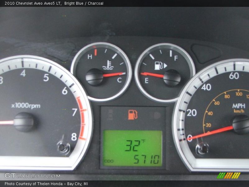 Bright Blue / Charcoal 2010 Chevrolet Aveo Aveo5 LT