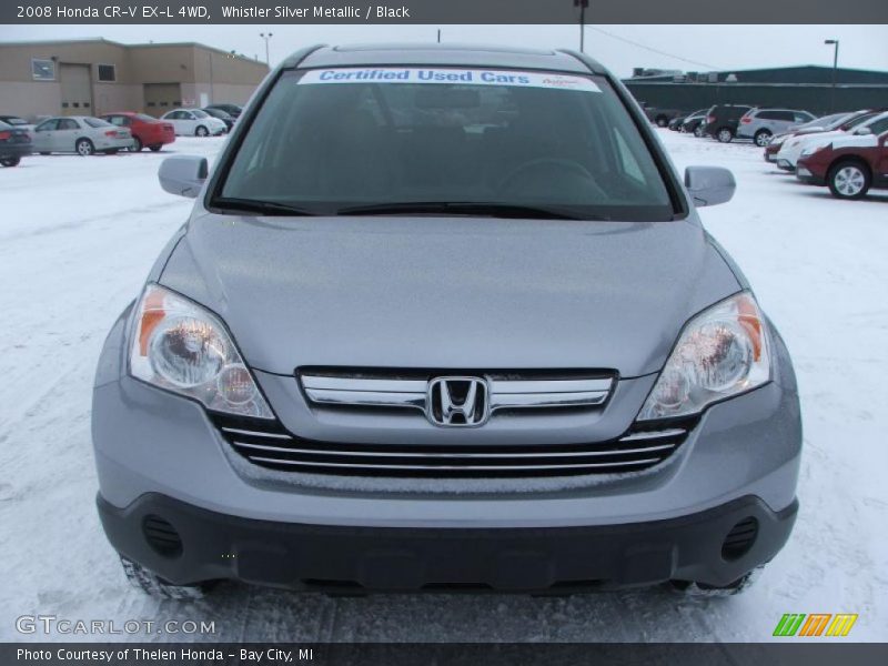 Whistler Silver Metallic / Black 2008 Honda CR-V EX-L 4WD