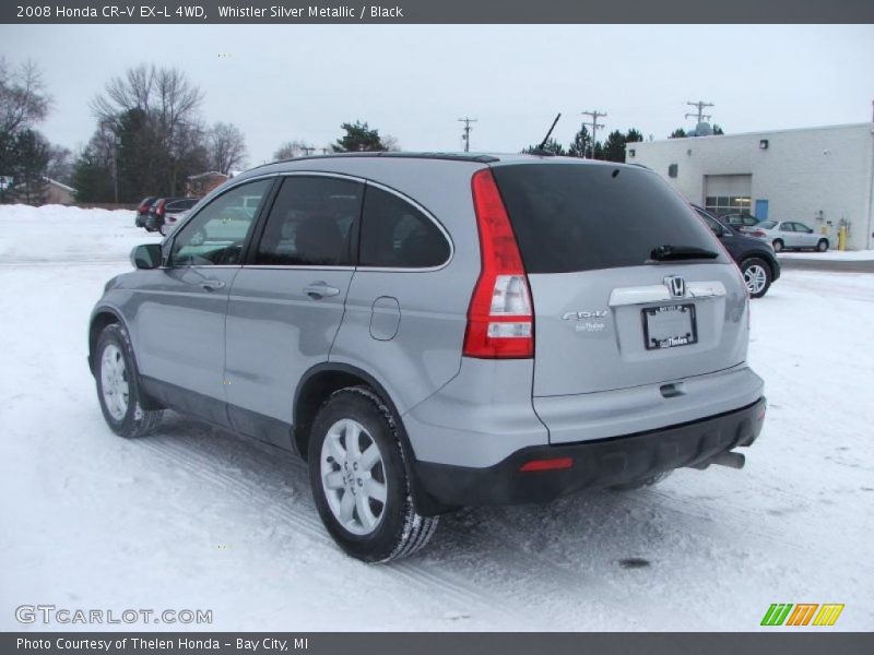 Whistler Silver Metallic / Black 2008 Honda CR-V EX-L 4WD