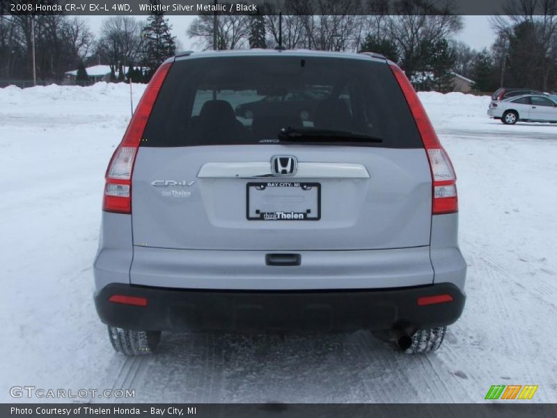 Whistler Silver Metallic / Black 2008 Honda CR-V EX-L 4WD