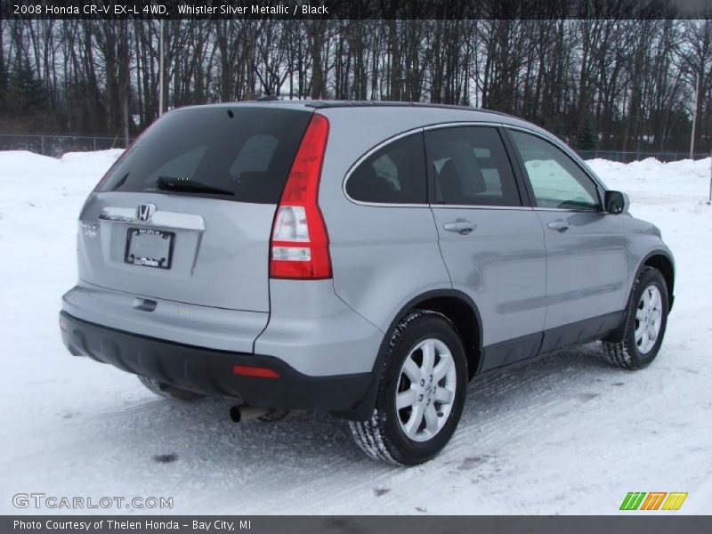 Whistler Silver Metallic / Black 2008 Honda CR-V EX-L 4WD