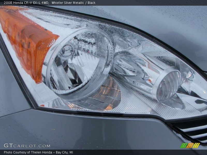 Whistler Silver Metallic / Black 2008 Honda CR-V EX-L 4WD