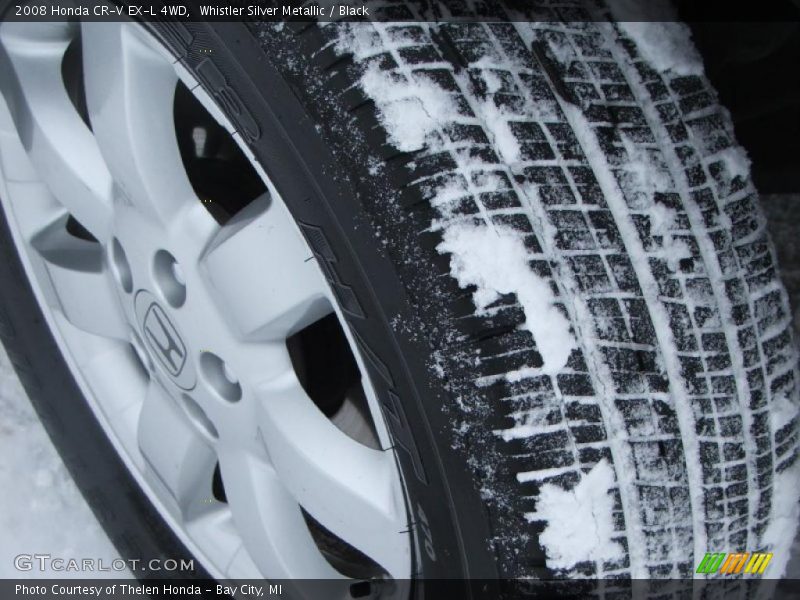 Whistler Silver Metallic / Black 2008 Honda CR-V EX-L 4WD