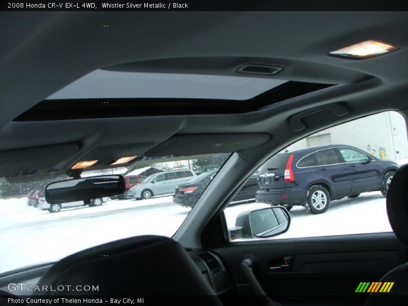 Whistler Silver Metallic / Black 2008 Honda CR-V EX-L 4WD
