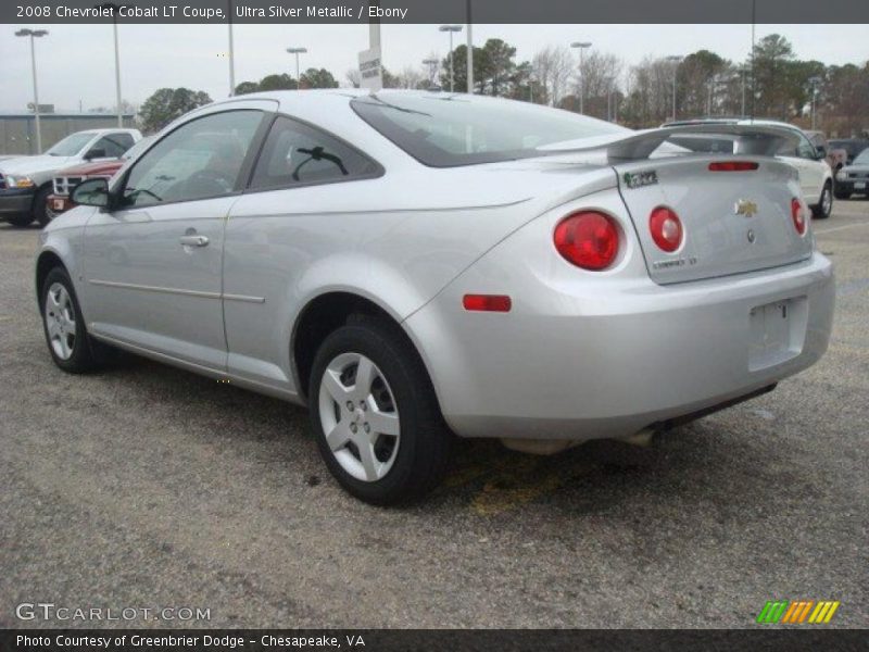 Ultra Silver Metallic / Ebony 2008 Chevrolet Cobalt LT Coupe