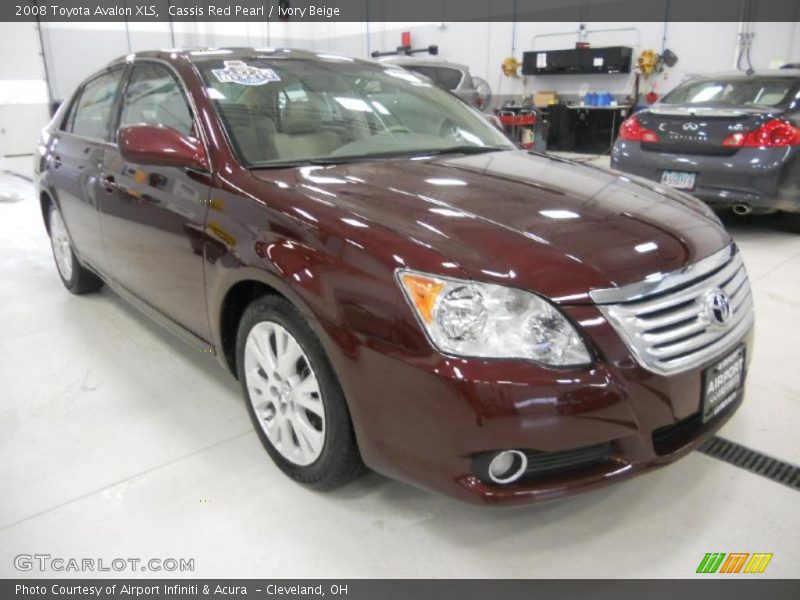 Cassis Red Pearl / Ivory Beige 2008 Toyota Avalon XLS