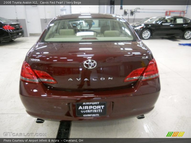 Cassis Red Pearl / Ivory Beige 2008 Toyota Avalon XLS