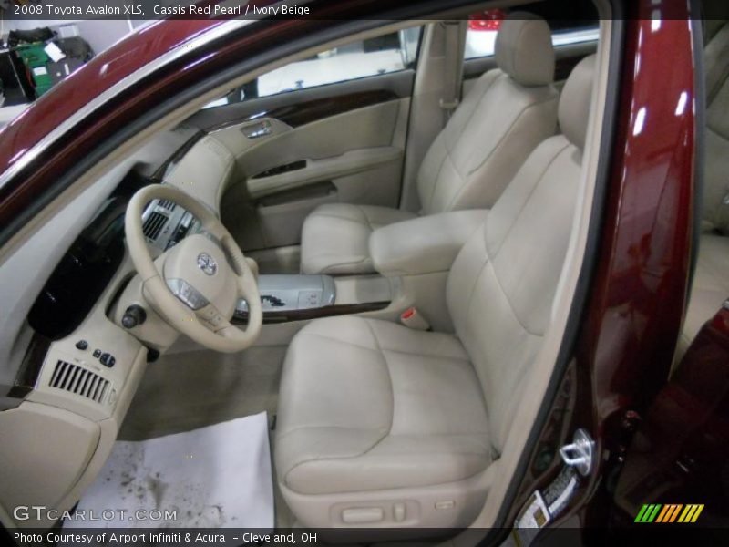 Cassis Red Pearl / Ivory Beige 2008 Toyota Avalon XLS