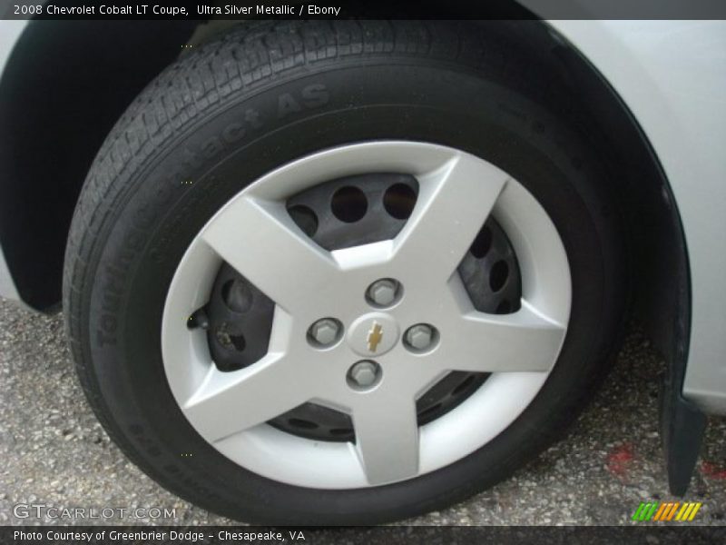 Ultra Silver Metallic / Ebony 2008 Chevrolet Cobalt LT Coupe