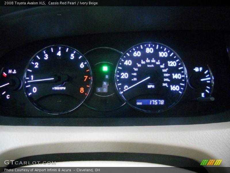 Cassis Red Pearl / Ivory Beige 2008 Toyota Avalon XLS