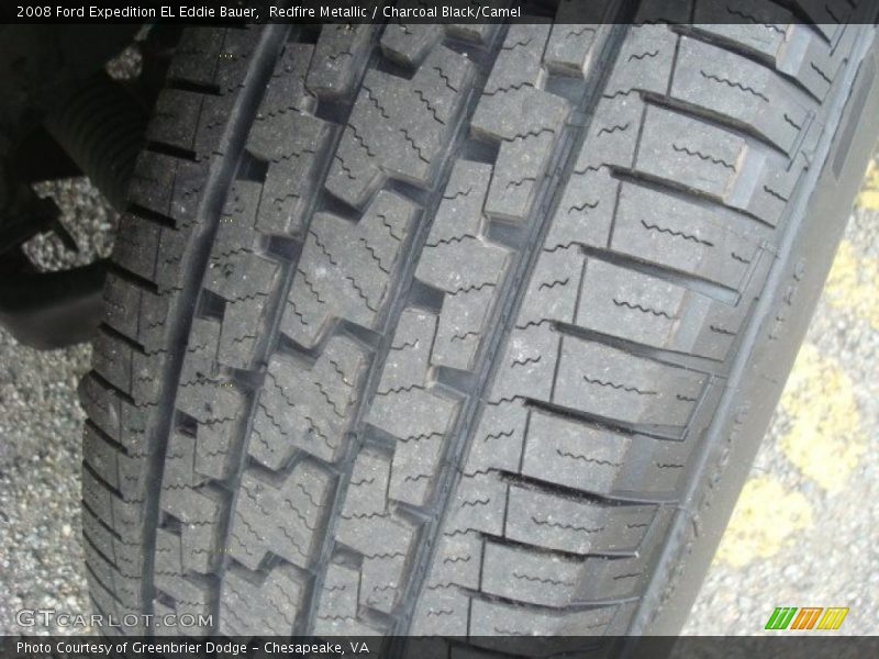 Redfire Metallic / Charcoal Black/Camel 2008 Ford Expedition EL Eddie Bauer