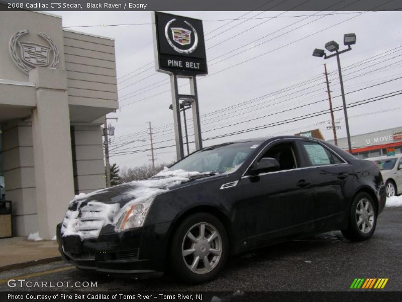 Black Raven / Ebony 2008 Cadillac CTS Sedan
