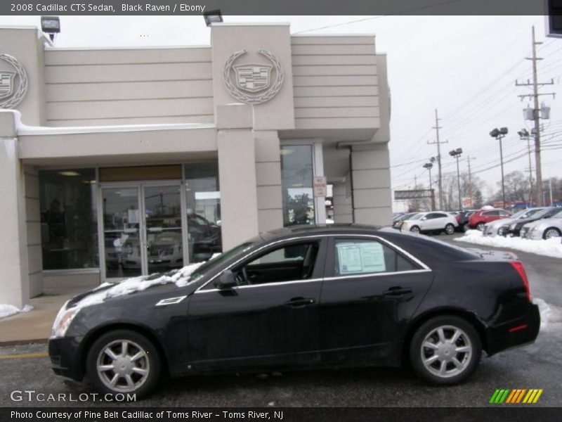 Black Raven / Ebony 2008 Cadillac CTS Sedan