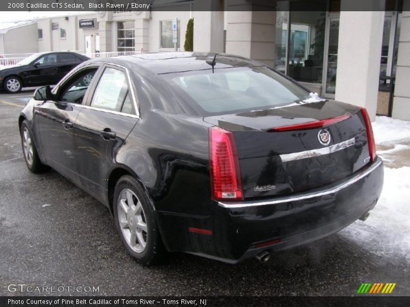 Black Raven / Ebony 2008 Cadillac CTS Sedan