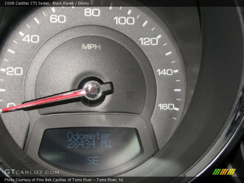 Black Raven / Ebony 2008 Cadillac CTS Sedan