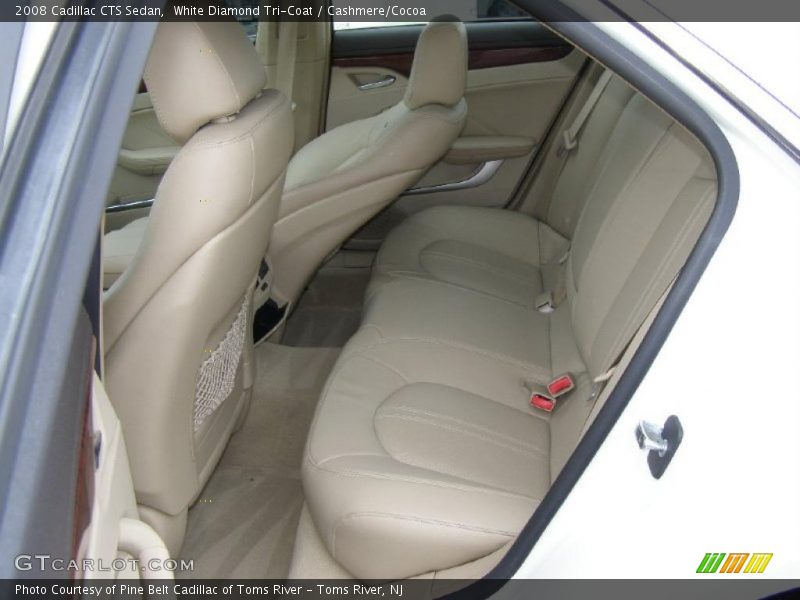 White Diamond Tri-Coat / Cashmere/Cocoa 2008 Cadillac CTS Sedan