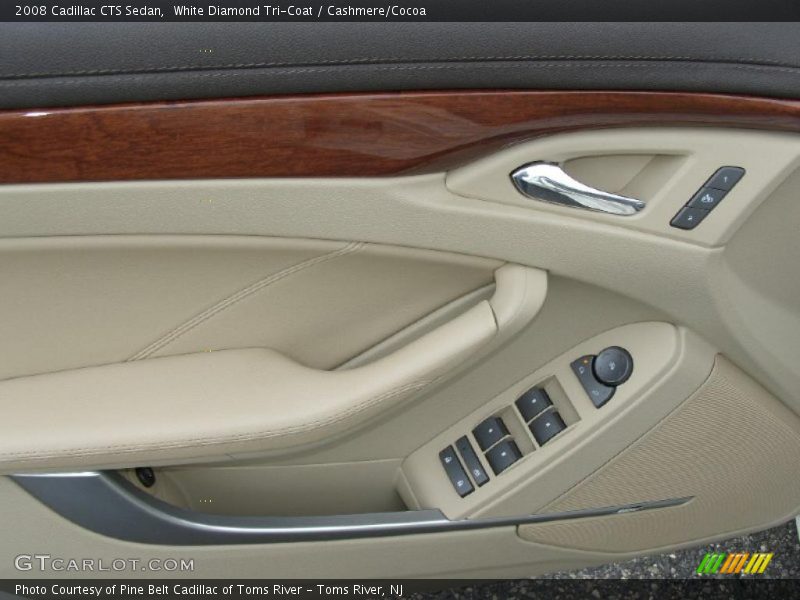 White Diamond Tri-Coat / Cashmere/Cocoa 2008 Cadillac CTS Sedan