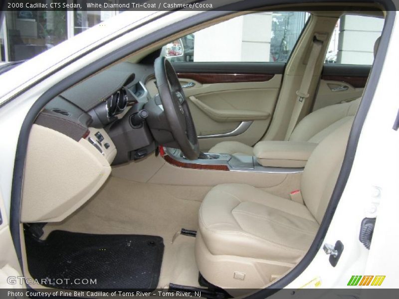 White Diamond Tri-Coat / Cashmere/Cocoa 2008 Cadillac CTS Sedan
