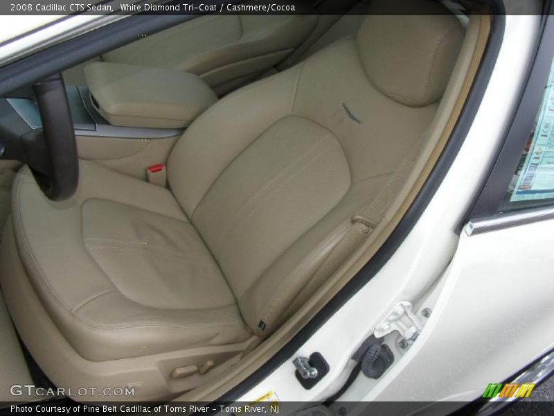 White Diamond Tri-Coat / Cashmere/Cocoa 2008 Cadillac CTS Sedan
