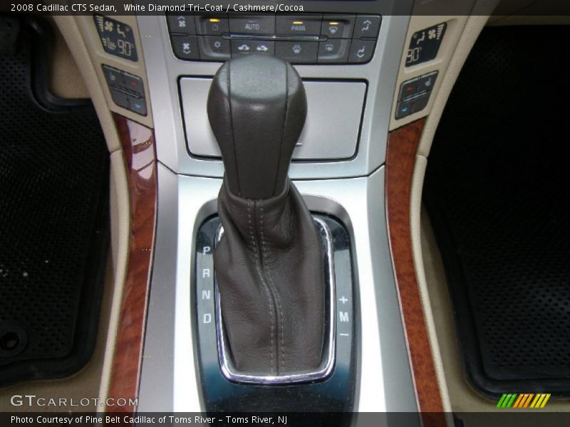 White Diamond Tri-Coat / Cashmere/Cocoa 2008 Cadillac CTS Sedan