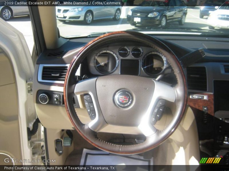 White Diamond / Cocoa/Cashmere 2009 Cadillac Escalade EXT AWD