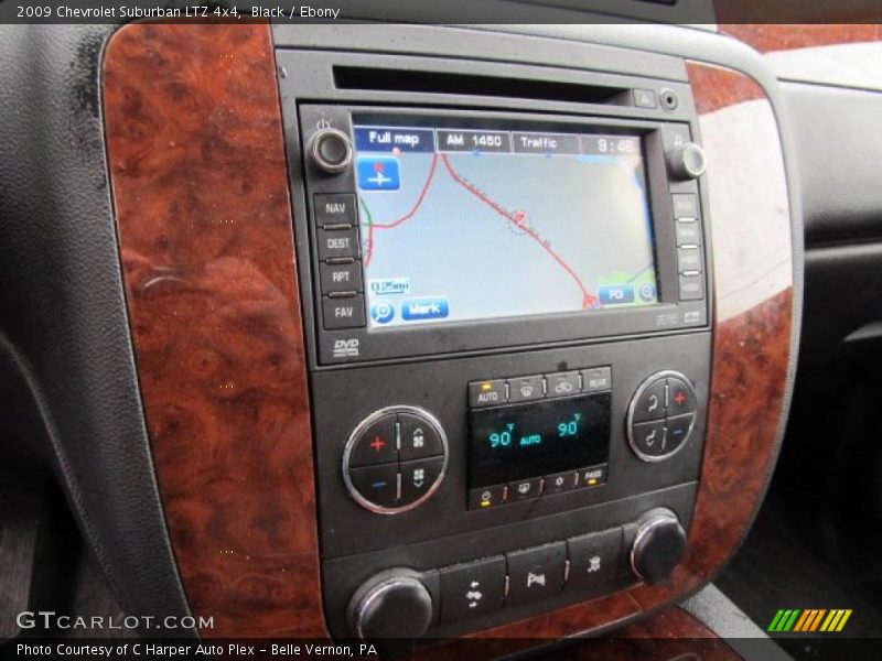 Controls of 2009 Suburban LTZ 4x4