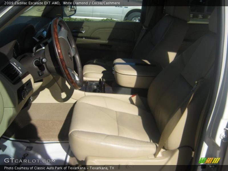 White Diamond / Cocoa/Cashmere 2009 Cadillac Escalade EXT AWD